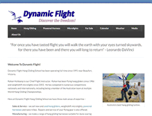 Tablet Screenshot of dynamicflight.com.au